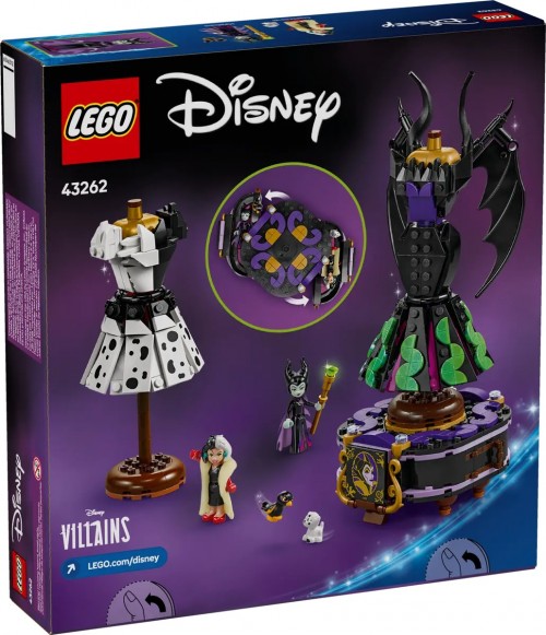 Lego Maleficents and Cruella De Vils Dresses 43262