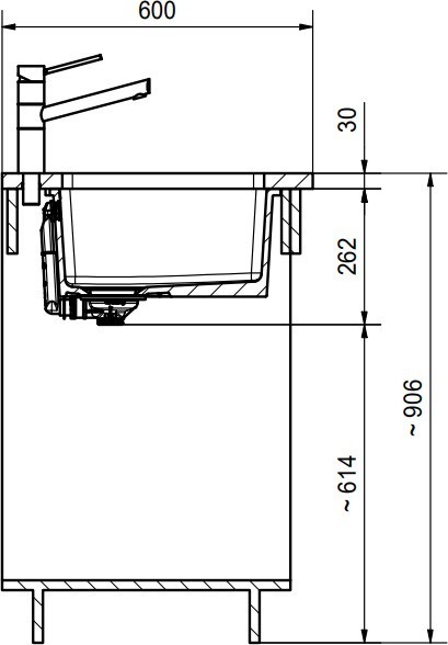 Franke KubusX KXK 110-41 126.0738.286