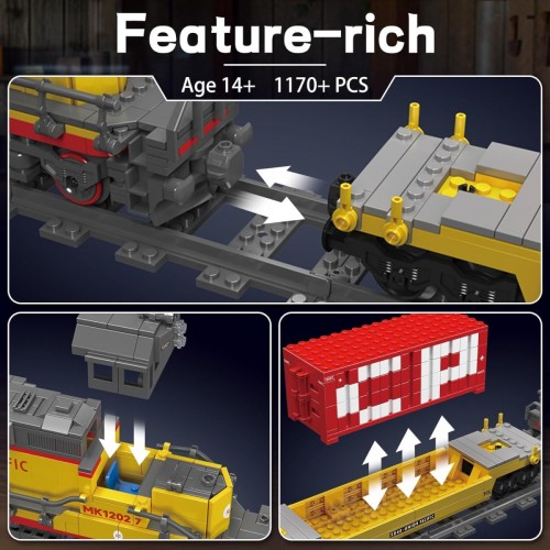 Mould King EMD SD40-2 Diesel Locomotive 12027