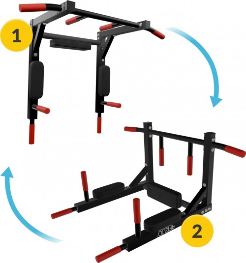 4FIZJO 2 in 1 Pull-Up Bar