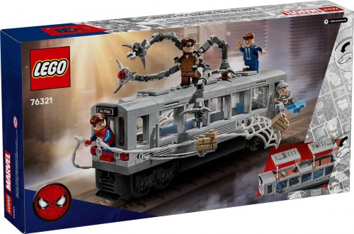 Lego Spider Man vs Doc Ock Subway Train Scene 76321