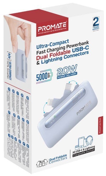 Promate PowerUp-Duo 5000