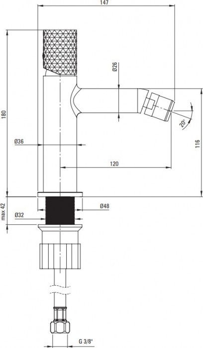 Deante Silia Hexa BHS F30M