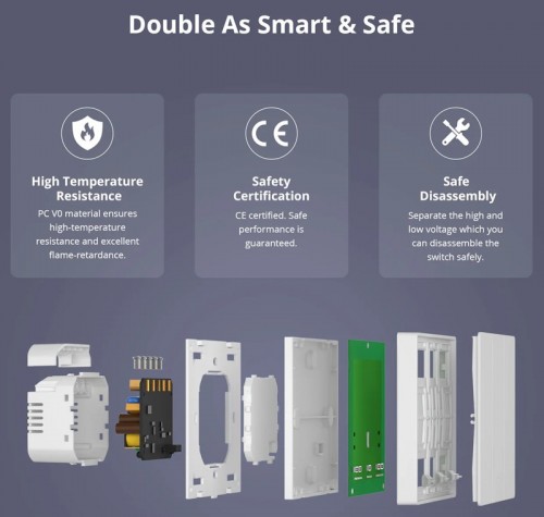 Sonoff SwitchMan Smart Wall Switch M5-3C-80W
