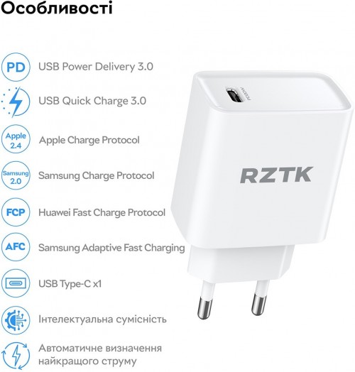 RZTK Block PD 20W USB-C