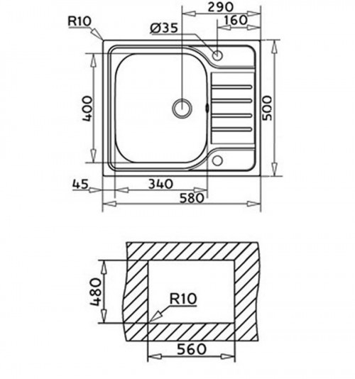 Teka 580.500 1B 1/2D