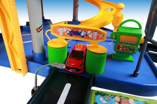 Автотрек / железная дорога Bburago GoGears Parking Playset