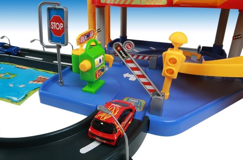 Автотрек / железная дорога Bburago GoGears Parking Playset