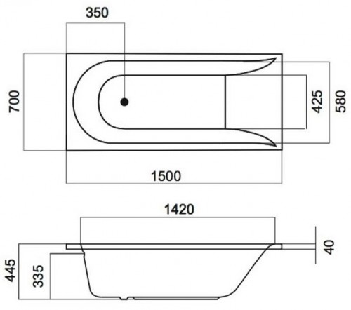 AM-PM Spirit 150x70