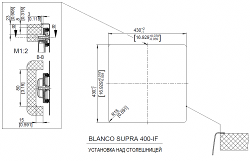 Blanco Supra 400-IF