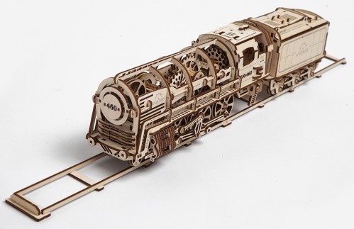 UGears Locomotive with Tender