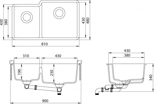 Aquasanita Arca SQA230-R