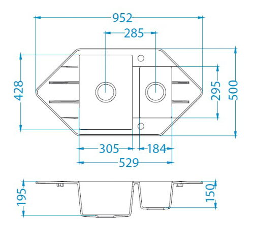 Alveus Cubo 80