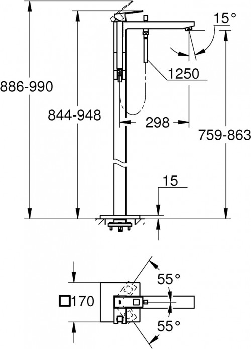 Grohe Eurocube 23672