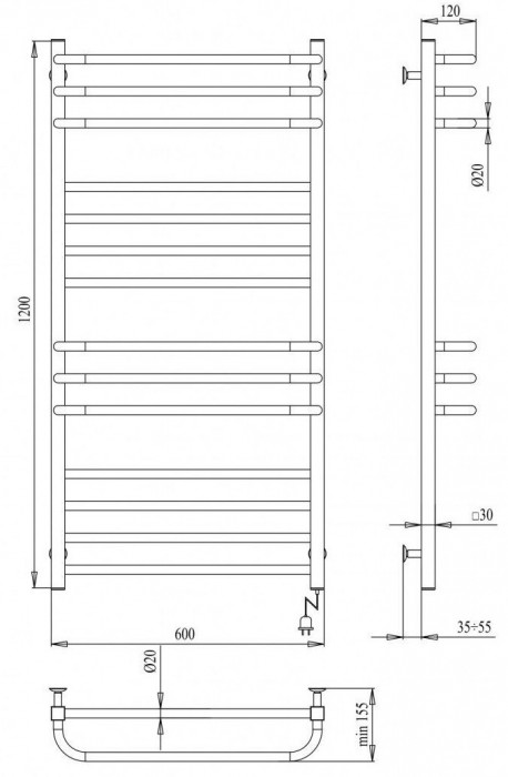 Paladii Estet E R 600x1200