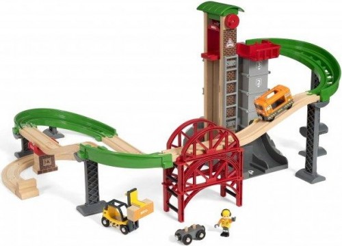 BRIO Lift and Load Werehouse Set 33887