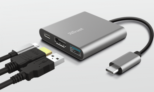 Trust Dalyx 3-in-1 Multiport USB-C Adapter