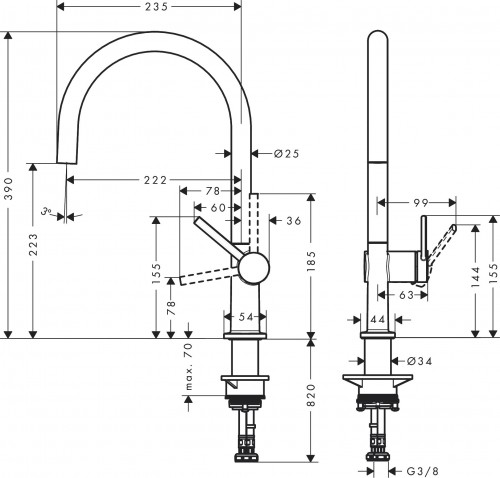 Hansgrohe Talis M54 72804000