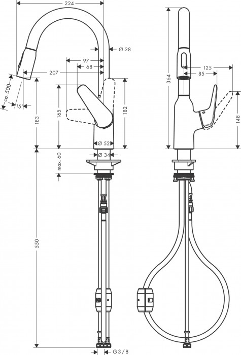 Hansgrohe Focus M42 71801000