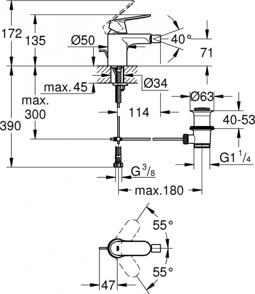 Grohe Eurosmart Cosmopolitan 32839000