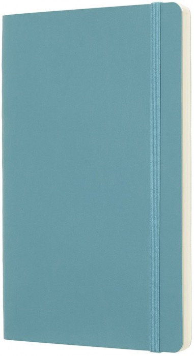 Moleskine Plain Notebook Large Soft Ocean Blue