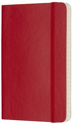 Moleskine Squared Notebook Pocket Soft Red
