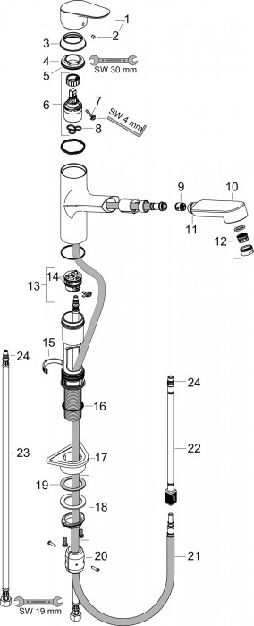 Hansgrohe Focus M42 71865000