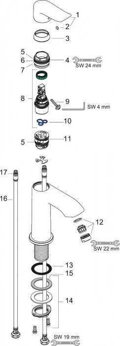 Hansgrohe Metris 31186000