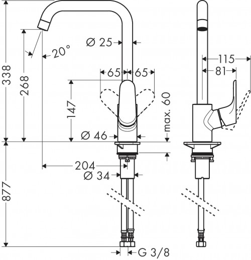 Hansgrohe Novus 1162019