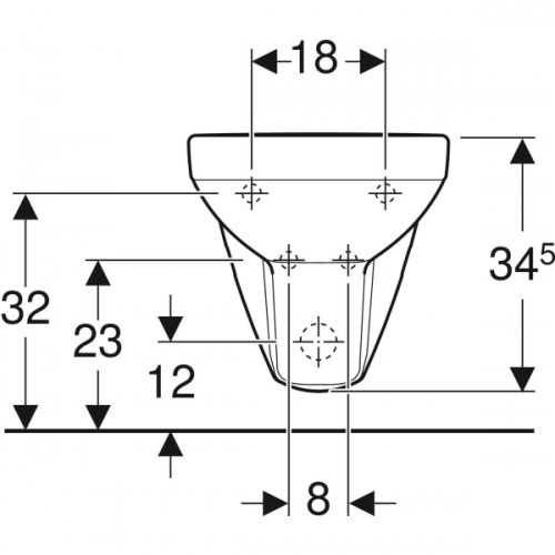 Geberit Selnova Square 500271011