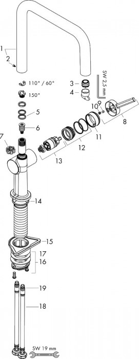 Hansgrohe Talis M54 72844000