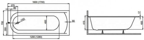 Polimat Classic Slim 160x70 00290