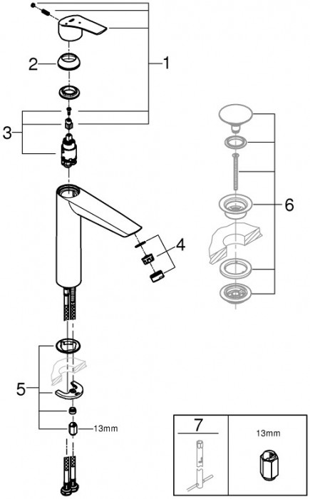 Grohe Eurosmart 24164003