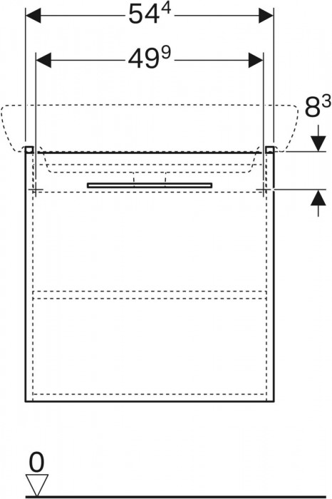 Geberit Selnova Square 65 500.180.01.1