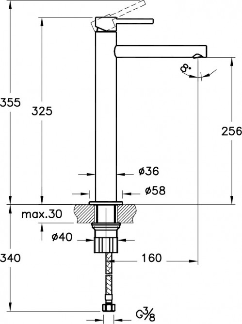 Vitra Origin Tall A42558