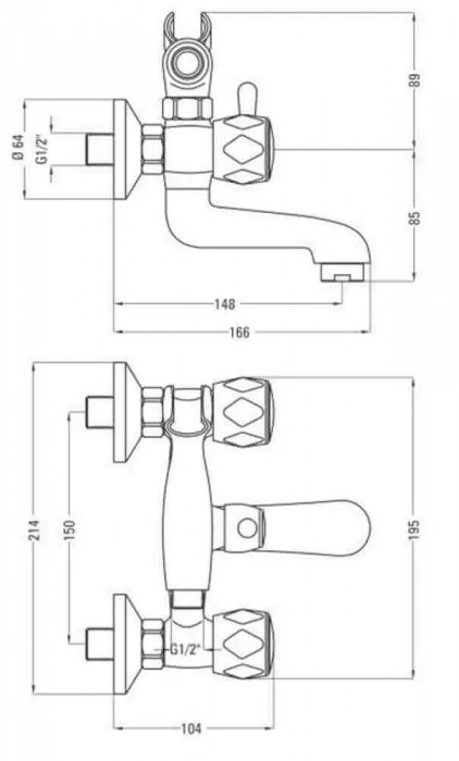 Deante Teno BON 011D