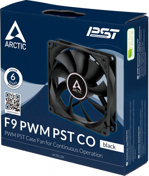 ARCTIC F9 PWM PST CO Black