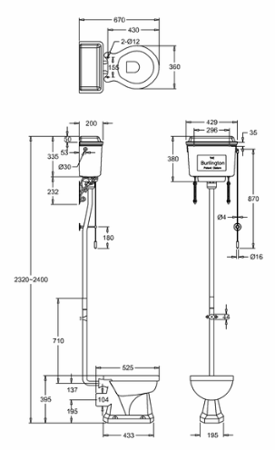 Burlington P2-T58ALU-T30CHR