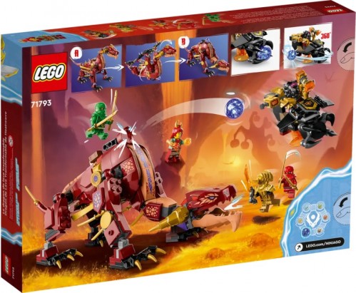 Lego Heatwave Transforming Lava Dragon 71793