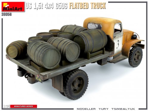 MiniArt U.S. 1.5t 4×4 G506 Flatbed Truck (1:35)