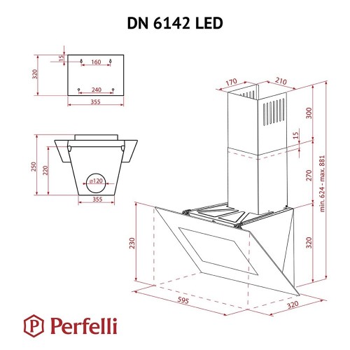 Perfelli DN 6142 BL LED