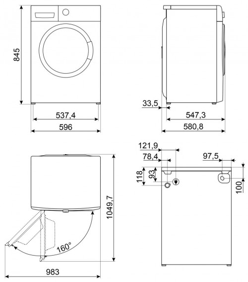 Smeg WNP96SLAAIN