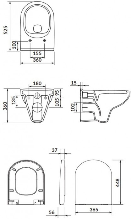 Cersanit Zip S701-565