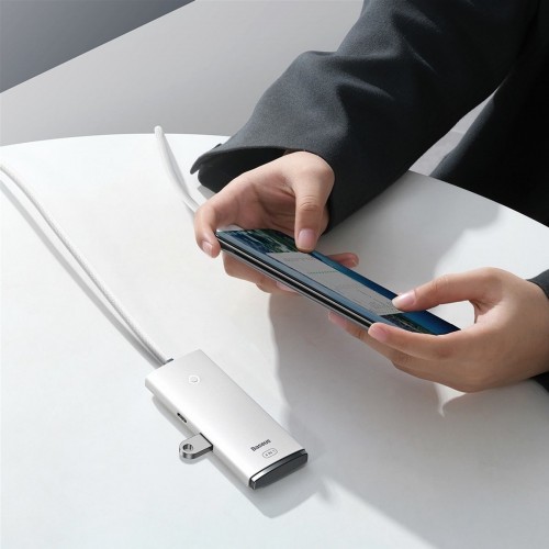 BASEUS Lite Series 5-in-1 USB-C to 4xUSB-A/USB-C 1m