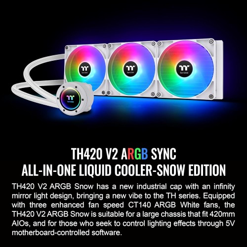 Thermaltake TH420 V2 ARGB Snow