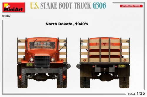 MiniArt U.S. Stake Body Truck G506 (1:35)