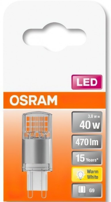 Osram LED PIN 40 3.8W 2700K G9