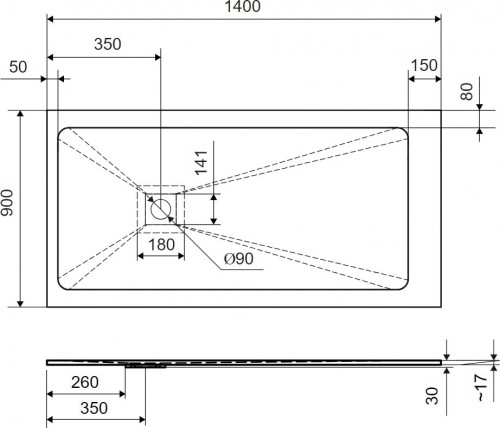 Excellent Arda 140x90 BREX.1503.140.090.WHN