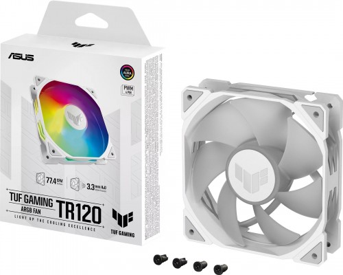 Asus TUF Gaming TR120 ARGB White - Single Pack