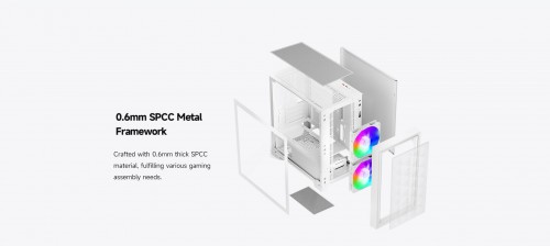 PCCooler C3D310 ARGB White